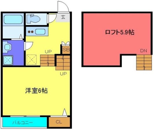 東照宮駅 徒歩8分 1階の物件間取画像